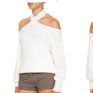 Off The Shoulder Sweater Blouse